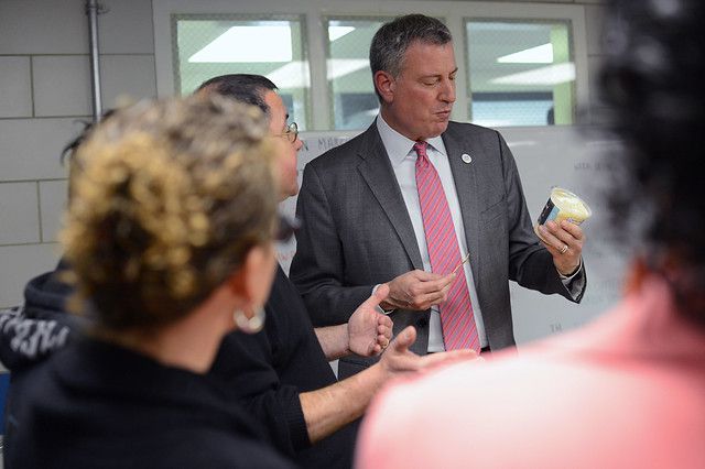 De Blasio seems to be more of a "craft ice cream" guy anyway.